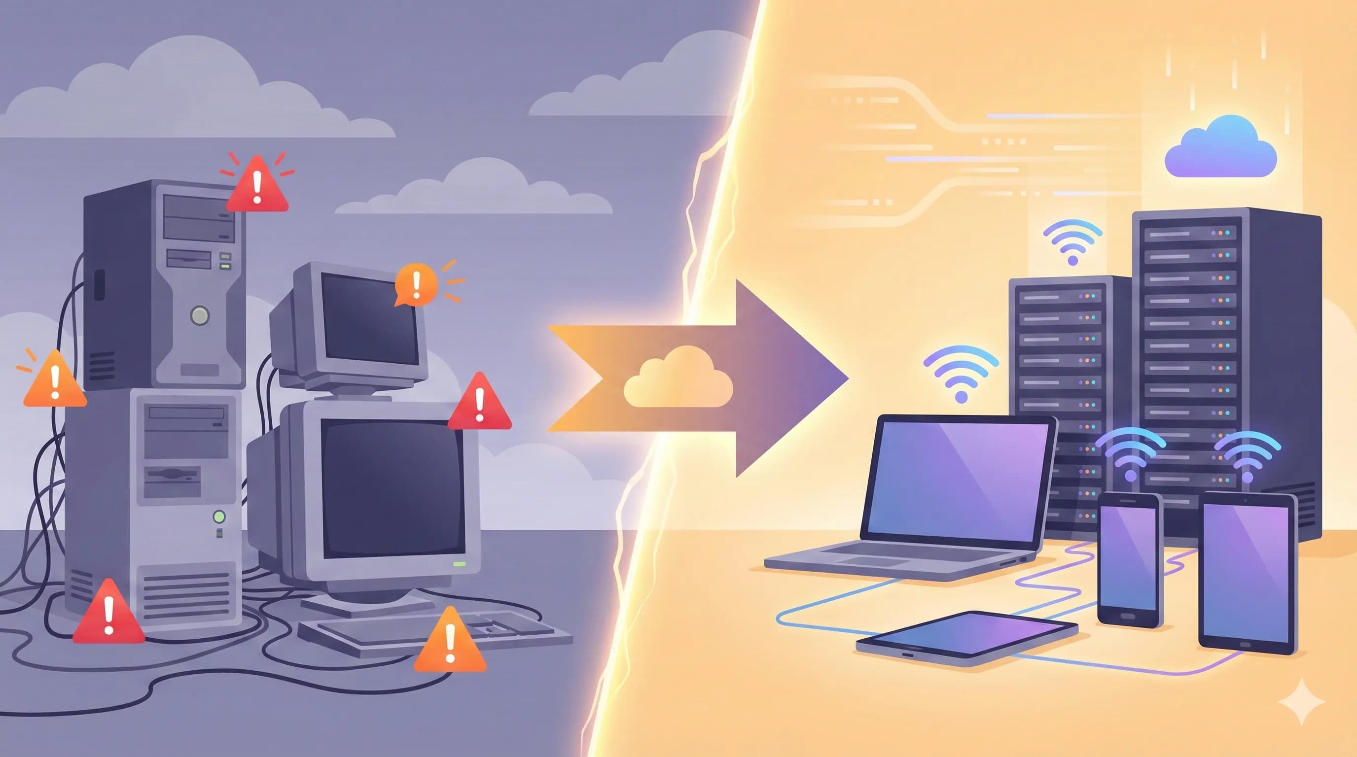 Les 5 signes qu'il est temps de moderniser l'informatique de votre PME