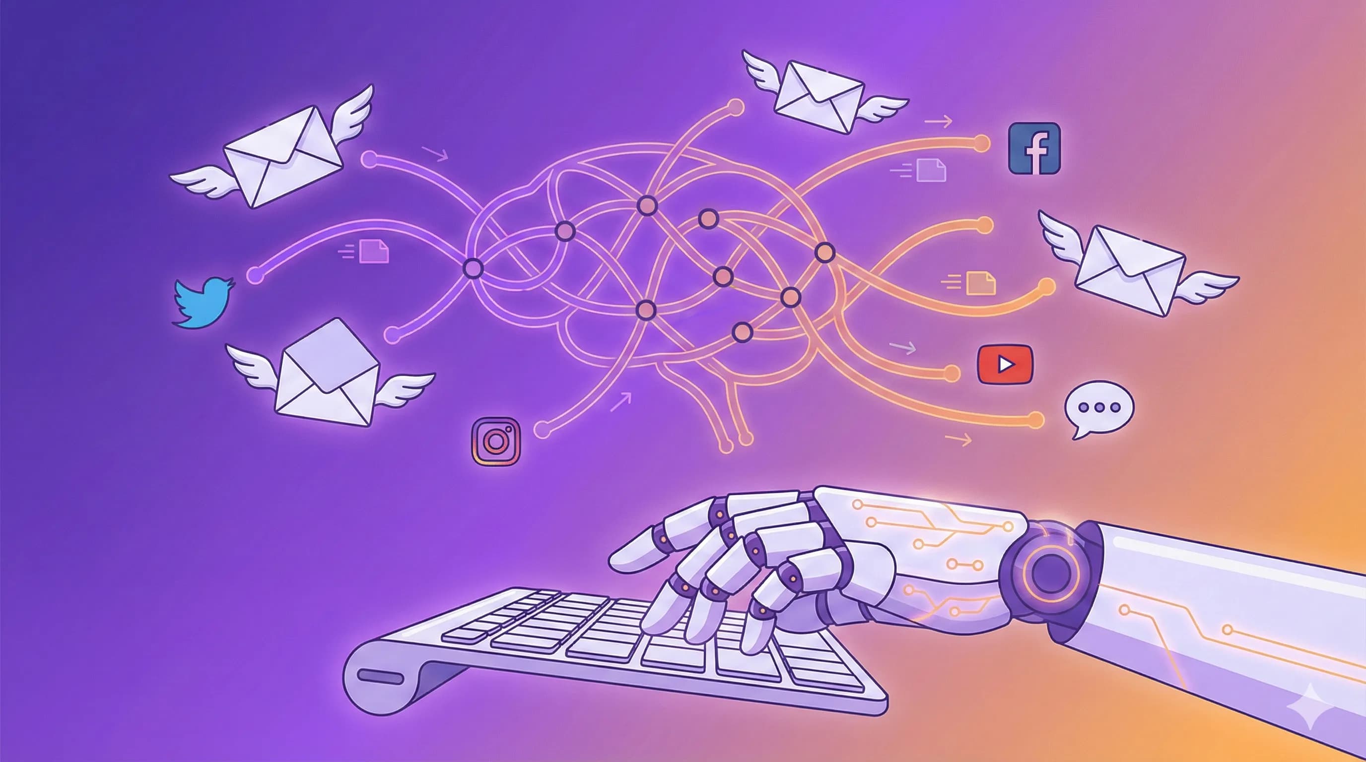 Automatiser Emails et Réseaux Sociaux avec l'IA en PME